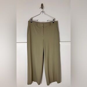 Theory Relaxed Pants in Stretch Wool Soft Sage